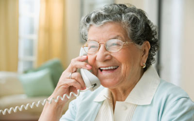 Keeping in touch with older parents from far away